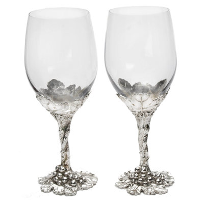 Grape Handmade Wine Glass Set
