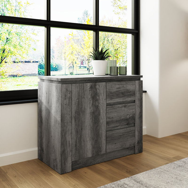 Allred 85.5cm Sideboard, Charcoal Grey