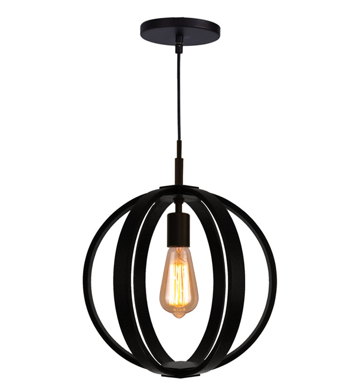 Jovany 1 - Light Single Pendant, Wenge, Bronze