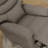 Global Home Swivel Glider Recliner with Manual Footrest In Oslo Sky