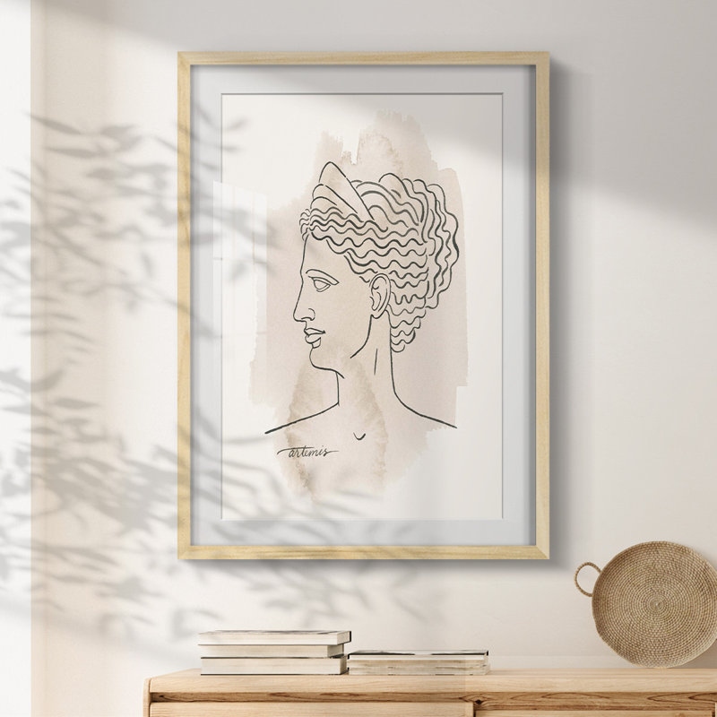 New Air II - Toile tendue avec châssis, Naturel, H 28,5 po x l 20,5 po