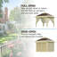 Abri pour abri de jardin Pop Up-113469156-113469152