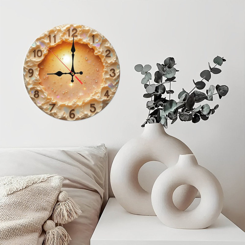 Clock Face With Sun-like Center