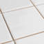 Twist Square White Ice 11-3/4" x 11-3/4" Ceramic Mosaic Tile