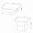 3-Piece Square Coffee And End Table Set