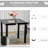 4 Person Square Outdoor Table - Waterproof Wood Grain, Aluminum Legs For Lawn, Patio Lawn Square, Person, Robust