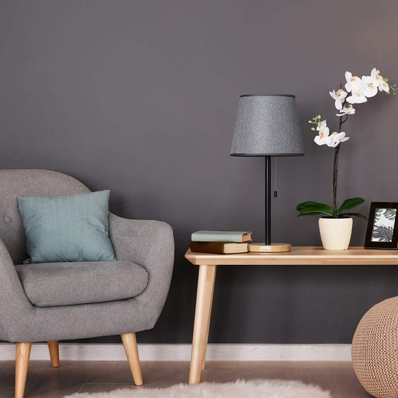 Wood Table Lamp