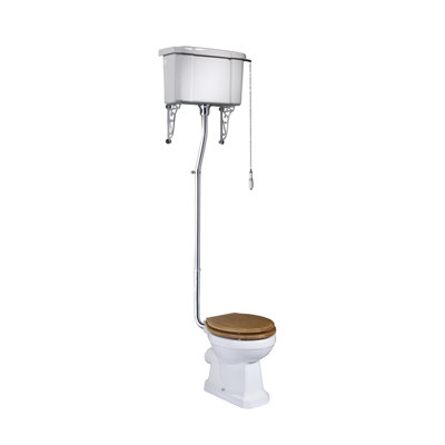 Vitoria High Level Toilet with Dual Flush