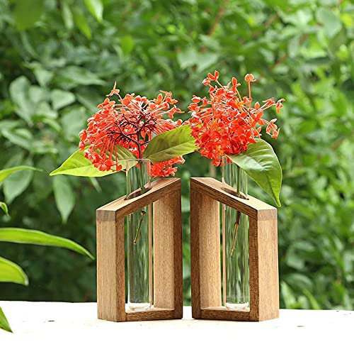 Wood Table Vase