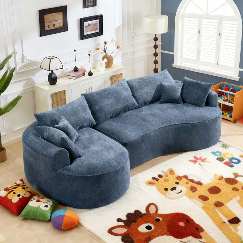 Canapé 124,5 po, Bleu
