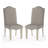 Romane Upholstered Side Chair in Gray