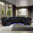 Black Faux Leather selected