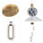Khatuna 3 - Light Gold LED Pendant