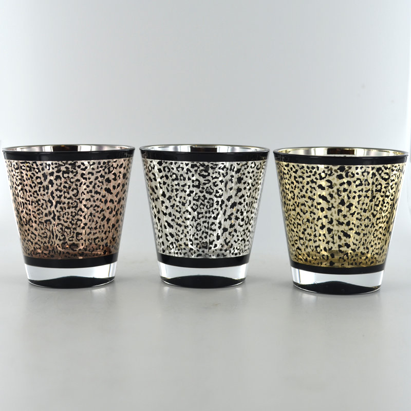 3 Piece Glass Tabletop Votive Holder Set