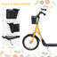 Scooters doubles pour enfants avec pneus gonflables de 16 pouces et trottinette pour enfants, 5 à 12 ans