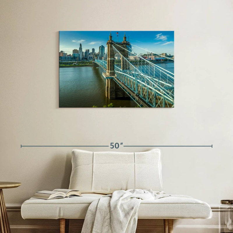 Lilie John A Roebling Bridge, 24" H x 36" W