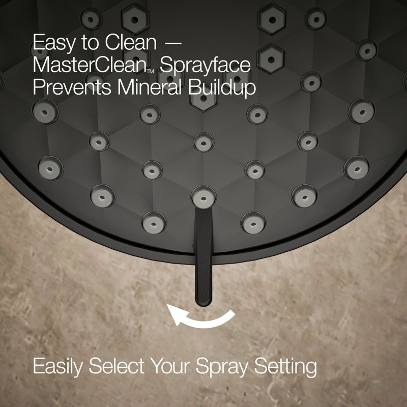 Remodel Rite-Temp Bath And Shower Trim Kit With 1.75 Gpm, Matte Black