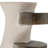 Glam Sculptural Vase with Curved Silhouette and Dual Wood Ring Accents Crafted from Pottery Ecomix Mango Wood and Natural Materials for Eye-Catching Modern Decorative Display-1753818443
