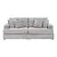 79.3'' Modern Corduroy Upholstered 3-Seater Sofa with 4 Throw Pillows-116190550-124435397