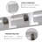 For Bathroom Use Vanity Light Fixture Fixtureing 3-Light Configuration With Led Light Function Vanity Light Fixtures For Over Mirror Placement Bath Wall Lighting