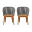 Westlake Outdoor Teak Dining Armchair-1130258660