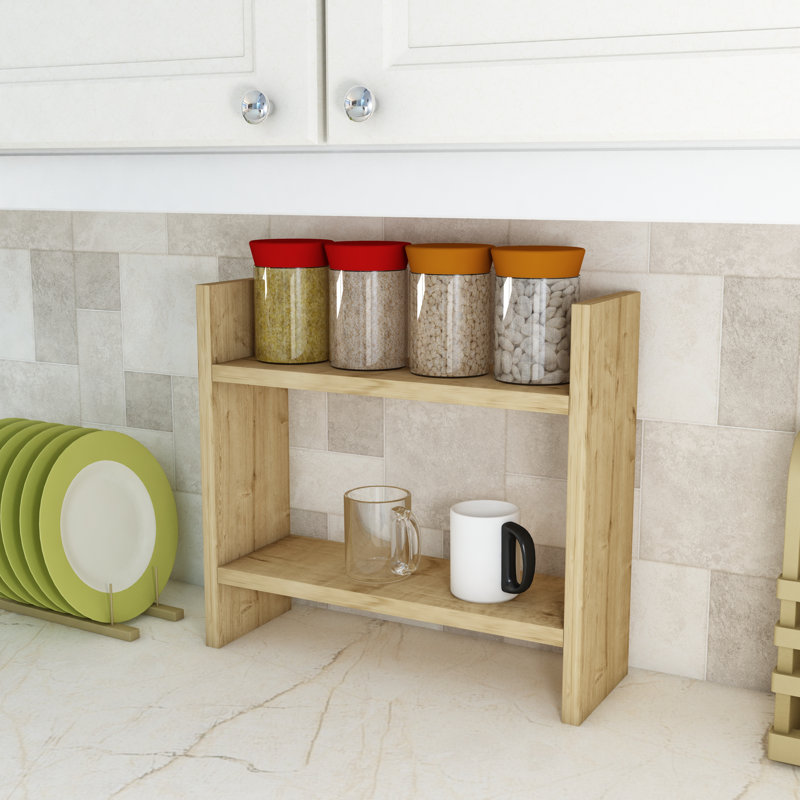 Spice Rack Free-Standing Frowine, Sapphire Oak