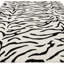 Alaisdair Tiger Animal Print Black/White Rug-746521595