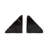 6" Natural Triangular Petrified Wood Bookends - Elegant Home Decor and Office Accessory, Durable Wooden Design, Perfect for Book Lovers, Set of 2