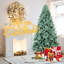 Arbre de Noël - branche articulée, aspect naturel, support stable, décoration des Fêtes facile à assembler-118769741