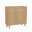 Armoire à linge inclinée autoportante pour salle de bain avec panier intérieur amovible