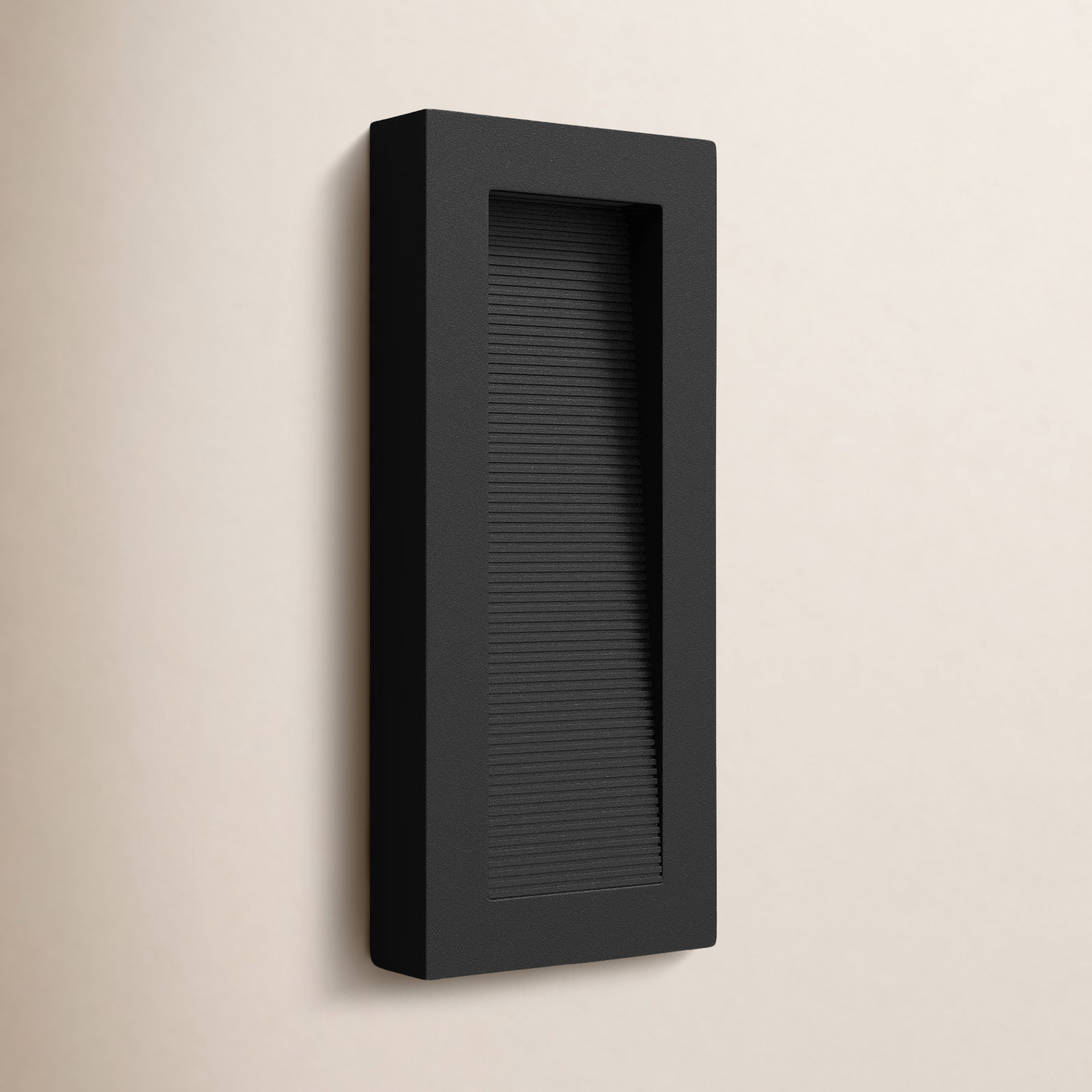 Vossi Outdoor LED Wall Light, 16" H x 7" W x 2" D