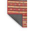 Tapis rouge / brun Aubriana-664976520