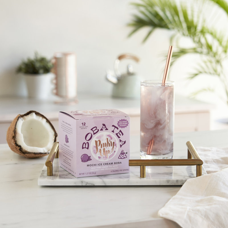 Mochi, crème glacée, thé Boba, 12 sachets