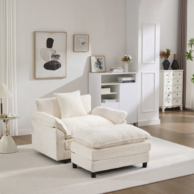 Sofa moderne d'une place de 113 cm