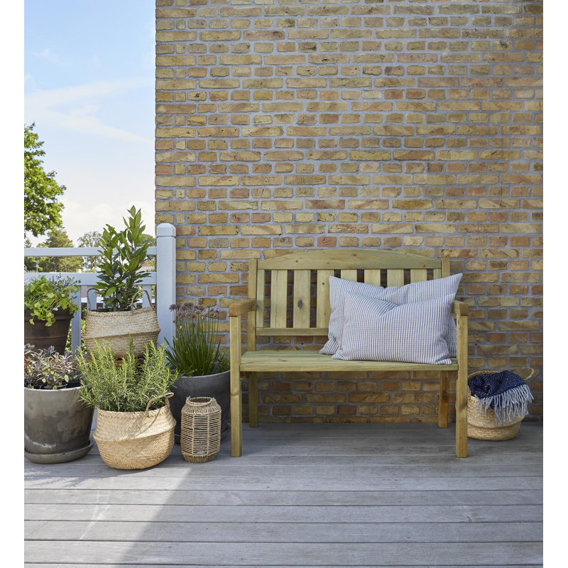 Wood Arbour, 97cm H x 110cm W x 63cm D, Green