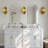 Steel Candle Wall Light