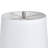 Steel Table Lamp - Brushed Steel - White Shade