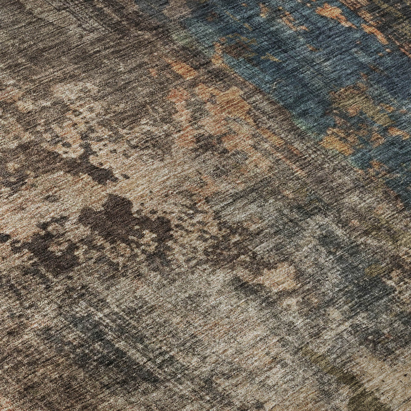 Premium Machine Washable Dominick AMF1204 Abstract Rug, Rectangle 10' x 14'