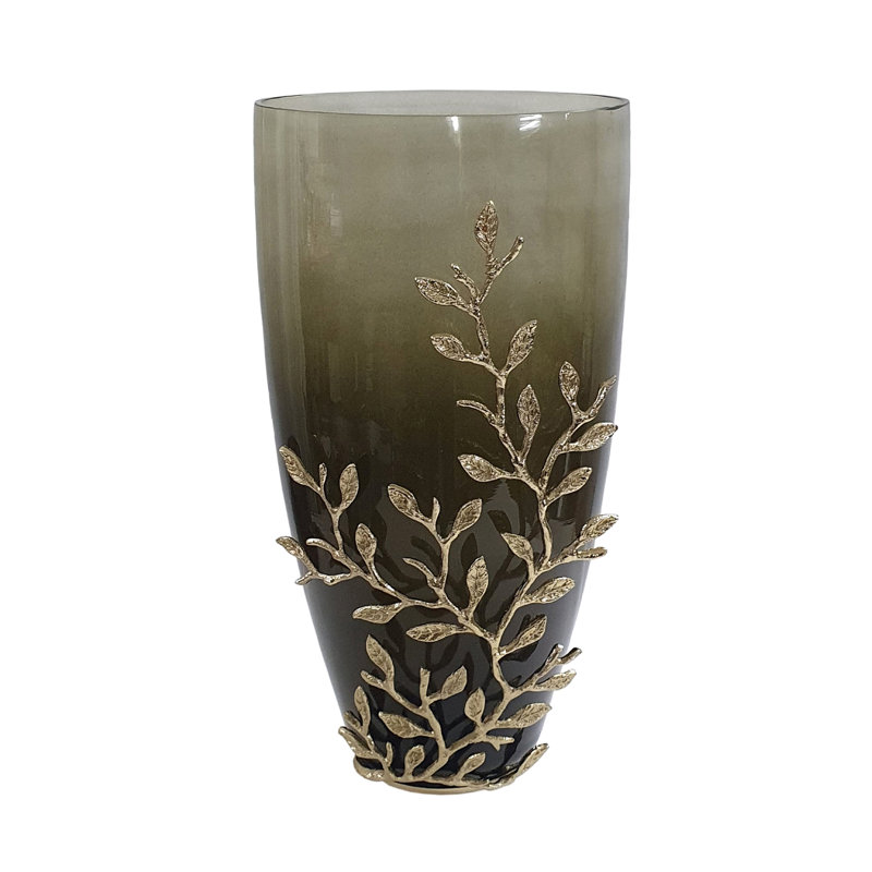 Ilhana Table Vase, 14.8" H x 8.5" W x 7.8" D