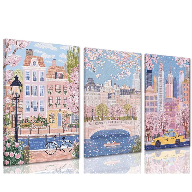 3 Piece Wrapped Canvas Print