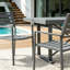 Chaise d'extérieur moderne en aluminium