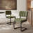 Mid-Century Modern Velvet Upholstered Cantilever Dining Chairs with Armless Design and Metal Frame (Set of 2)-1103559010-1103559014