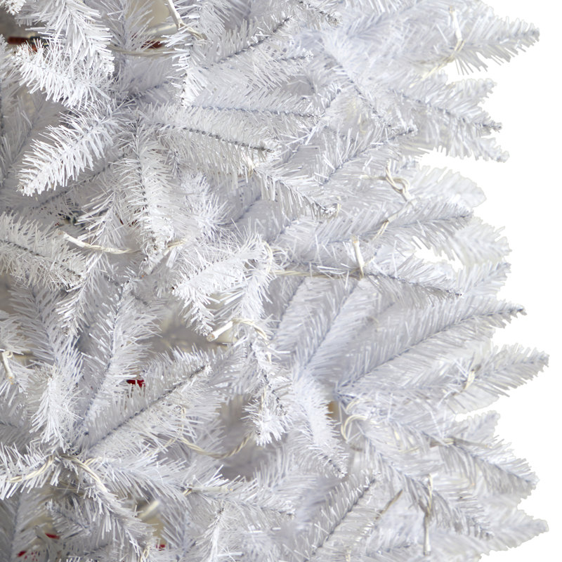 Lighted Artificial Christmas Tree, 7'