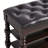 Padded Solid Wood Entryway Storage Bench-1065715195