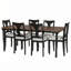 Ensemble de table de salle à manger 7 pièces, table de salle à manger extensible en bois de 60 à 78 pouces avec rallonge amovible, ensemble de table de cuisine avec 6 chaises d'appoint rembourrées, ensemble de table de salle à manger pour 6-977950105