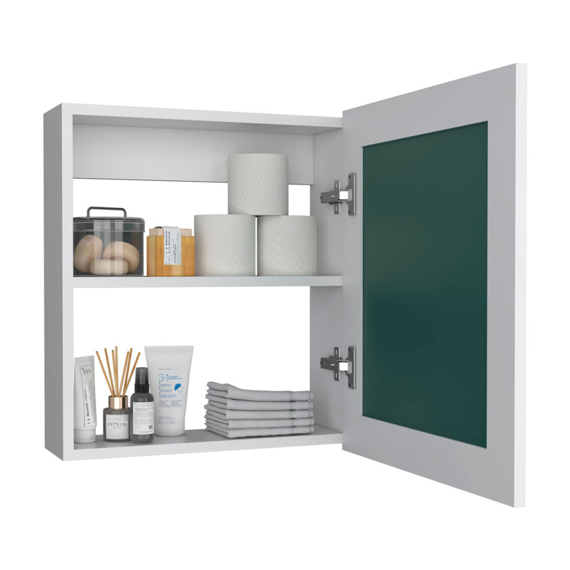 Froehlich Mirror Medicine Cabinet White, White