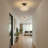1-Light 9.5'' Crystal Semi Flush Mount Ceiling Light