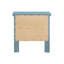 Table de chevet élégante bleu sarcelle avec tiroirs de rangement, armoire de chevet moderne pour la chambre à coucher-753770296