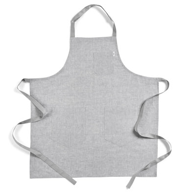 Linen Bib Apron - 100% Pure Linen Apron