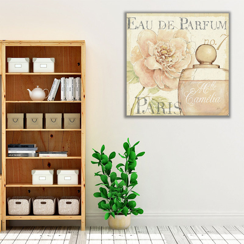 Fleurs et parfum II - reproduction d'art sur toile, H 12 po x l 12 po